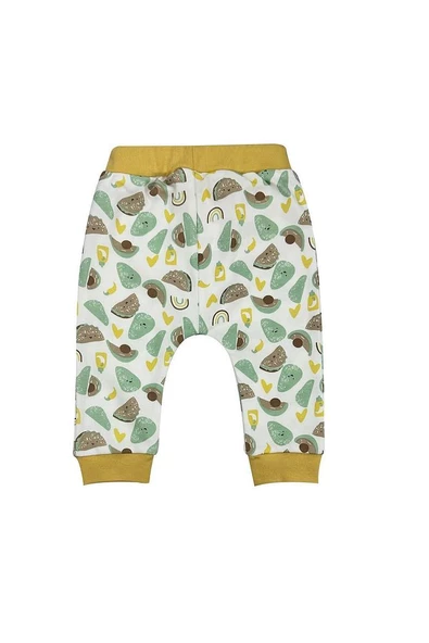 Sevimli Avokado Pamuklu Unisex Bebek Alt bipamuk - 7