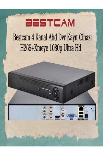 BESTCAM  4 Kanal Ahd Dvr Kayıt Cihazı H265+ Xmeye 1080p Full HD - 2