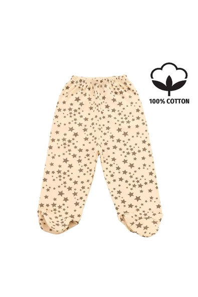 Yıldızlı Patikli Alt Bej bipamuk - 8