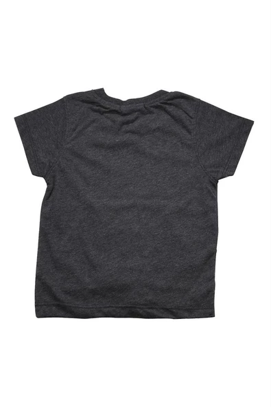Cepli The Baskılı Erkek Bebek Tshirt Gri bipamuk - 2
