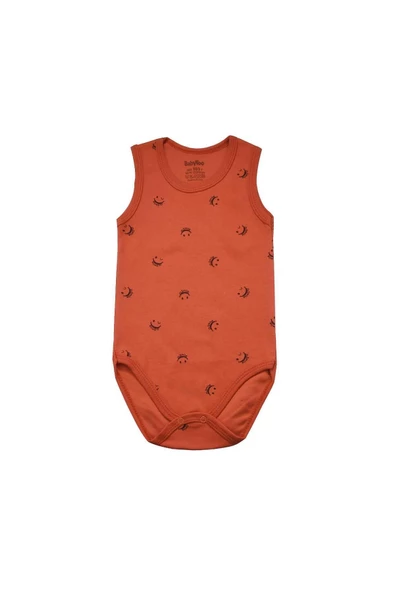 Smile Desenli Zıbın Çıtçıtlı Body Kırmızı bipamuk - 6