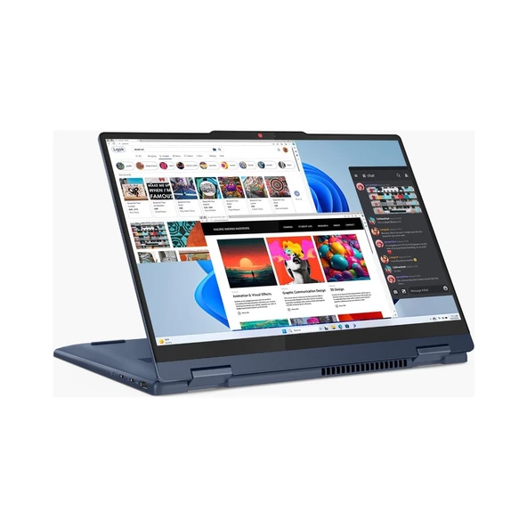 Ideapad Slim 5 Intel Core I5 13420H 16GB 512GB SSD Fdos 14" Wuxga IPS Dokunmatik Bilgisayar 83KX004FTR Snertech Çanta - 3