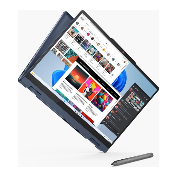 Ideapad Slim 5 Intel Core I5 13420H 16GB 512GB SSD Fdos 14" Wuxga IPS Dokunmatik Bilgisayar 83KX004FTR Snertech Çanta - 2