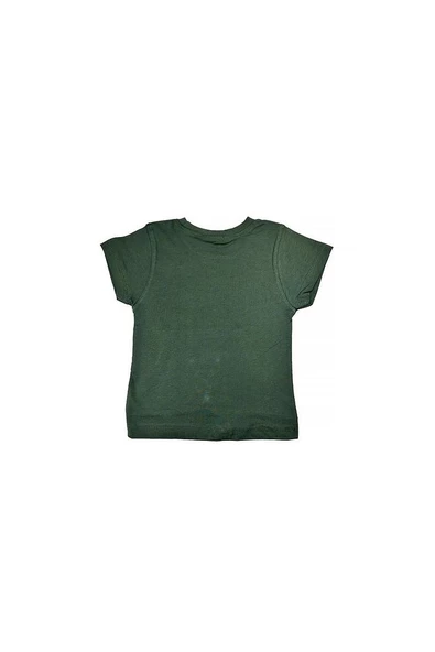 Cepli The Baskılı Erkek Bebek Tshirt Yeşil bipamuk - 3