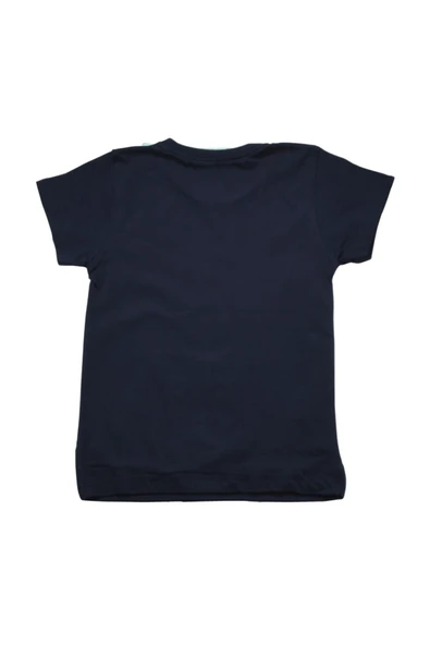 Cepli The Baskılı Erkek Bebek Tshirt Lacivert bipamuk - 7