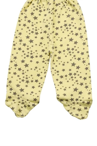 Yıldızlı Patikli Alt Sarı bipamuk - 3
