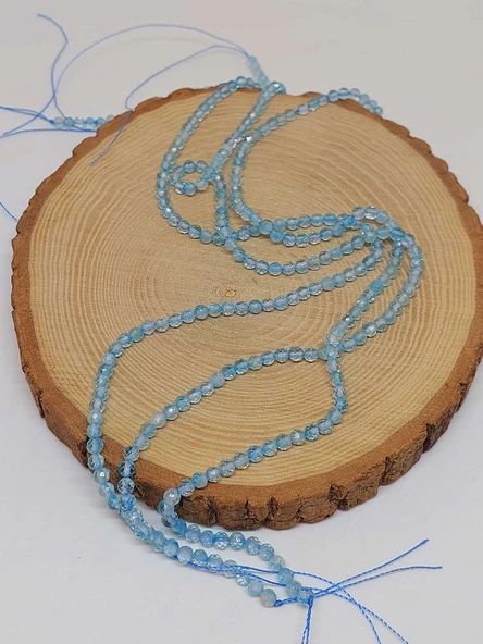 Topaz Taşı Faset Kesim Dizi 4mm (55556) - Resim 3