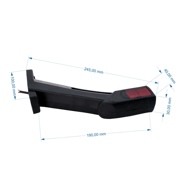 Araç Tır Kamyon Römork Karavan Yan Ikaz Lambası 3 Işıklı 12V/24V - 3