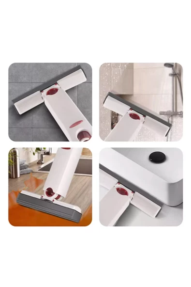 Mini Mop Kendinden Sıkmalı Mop Taşınabilir Mop Temizlik Mop - 2
