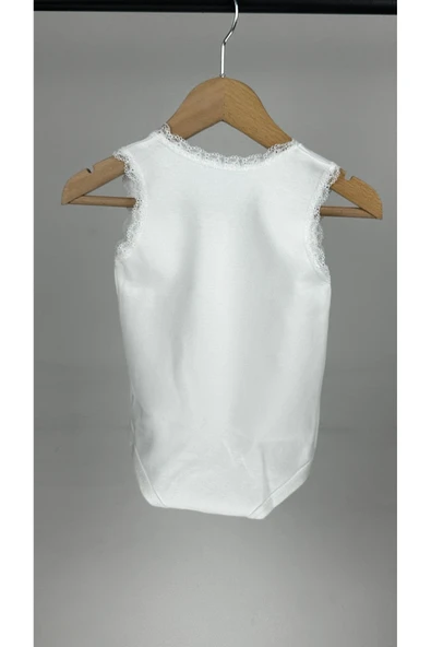 LİKRALI DANTELLİ KIZ BEBEK ÇITÇITLI BODY bipamuk - 6