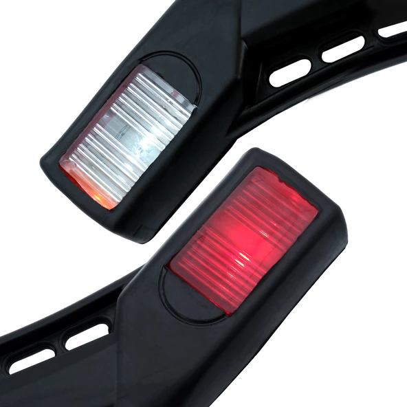 Araç Tır Kamyon Römork Karavan Yan Ikaz Lambası 3 Işıklı 12V/24V - 2
