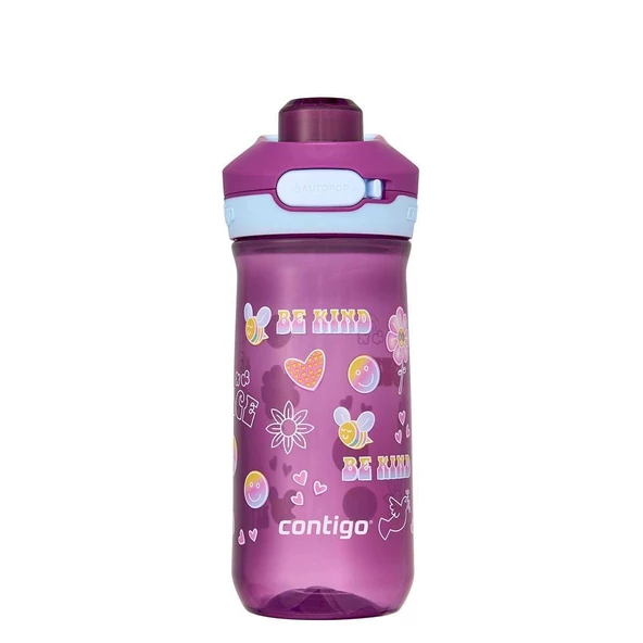 Contigo Jessie Tritan Bas İç Kapaklı Çocuk Suluğu 420ml - Pembe