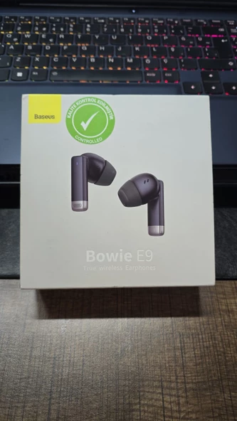 (OUTLET) (OUTLET) Baseus Bowie E9 ANC True Wireless Bluetooth Kulaklık Siyah