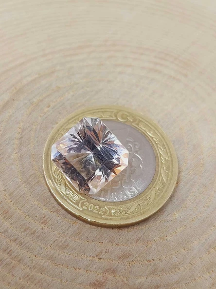 Topaz Taşı Prenses Kesim (Ortalama 10 karat) (55564) - Resim 3