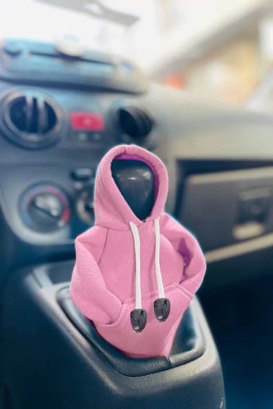 Oto Vites Poları Araç Vites Kıyafeti Tüm Araçlara Uyumlu Pembe