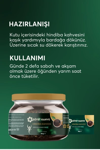Dyt Diyet Kahve Hindiba Kahvesi Detox Kahve 1 Aylık - 2