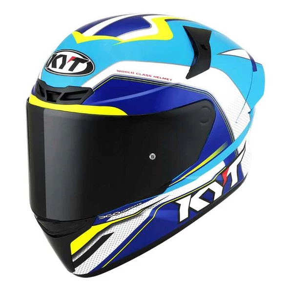 KYT TT-COURSE GRAND PRIX BLUE WHİTE