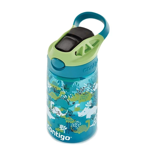Contigo Gizmo Flip Pro Dinos Tritan Çocuk Suluğu 420ML - Yeşil - 6