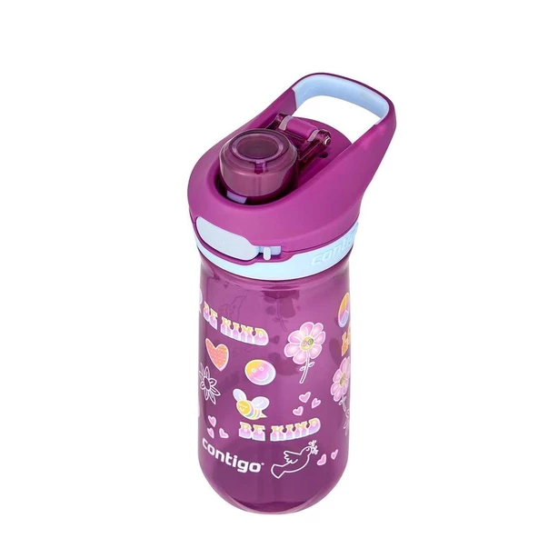 Contigo Jessie Tritan Bas İç Kapaklı Çocuk Suluğu 420ml - Pembe - 2
