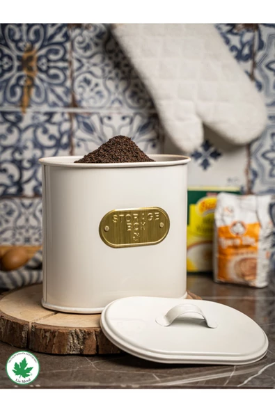 Metal Kapaklı Baton Çok Amaçlı Mutfak ve Banyo Organizeri Saklama Kabı (Storage Box Plakalı) - Resim 8