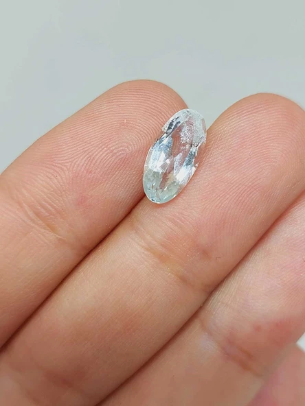 Topaz Taşı Oval Kesim (Ortalama 2 karat) (55596) ürün görseli 1