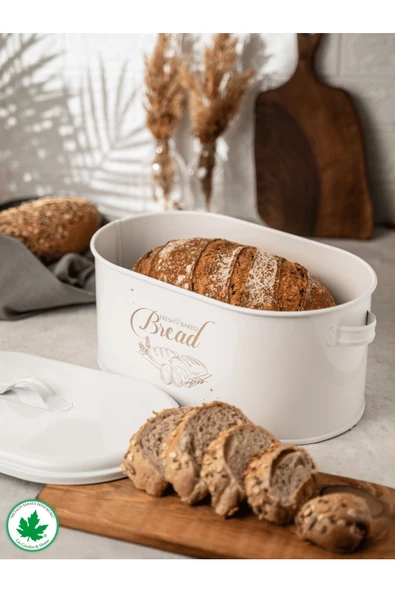 Metal Kapaklı Ekmeklik (Bread Baskılı) - 8