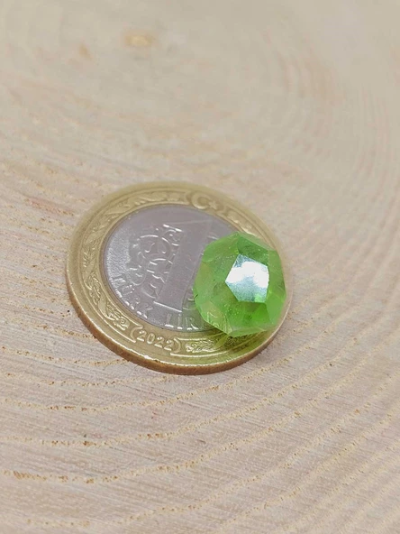 Peridot (Zebercet) Taşı Otantik Doğal Kesim (Ortalama 9 karat) (55600) - 3