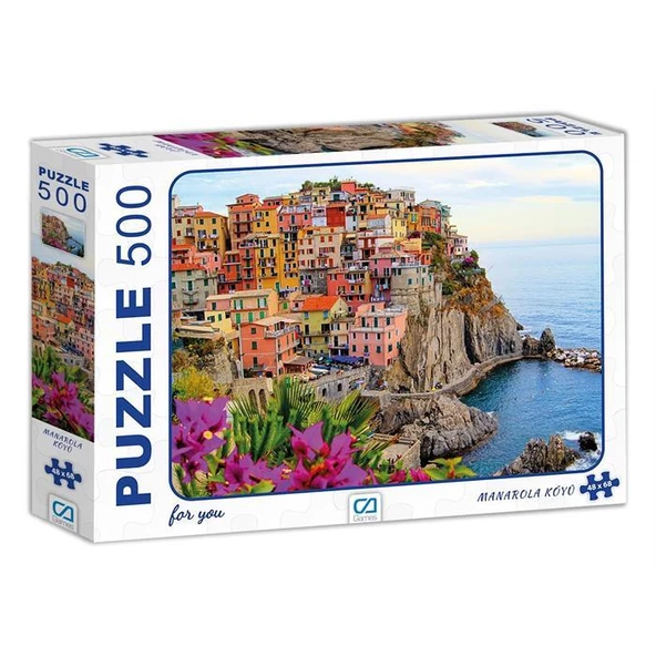 CA7505 MANAROLA KÖYÜ 500 PARÇA PUZZLE 33X48 cm