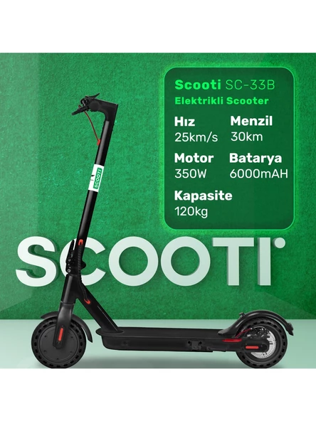 Scooti SC-33 350 W Elektrikli Scooter - 3