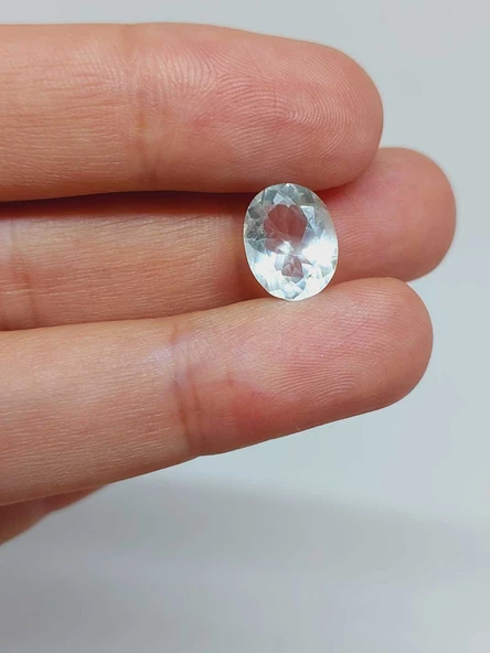 Topaz Taşı Oval Kesim (Ortalama 3 karat) (55594) ürün görseli 1
