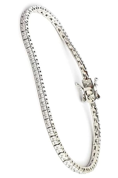 İtalyan Tasarımı 925Ayar Gümüş Baget Su Yolu Bileklik ürün görseli