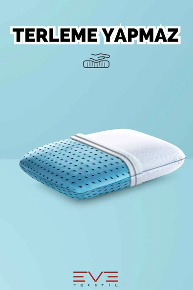 Visco Ortopedik Akıllı Sünger Teknolojili Visko Uyku Yastığı Hipoalerjik Ortopedik Uyku Yastığı - 8