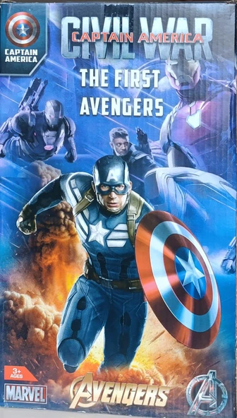 8818-5 MARVEL CAPTAN AMERİKA SESLİ KARAKTER OYUNCAK 28cm - 2