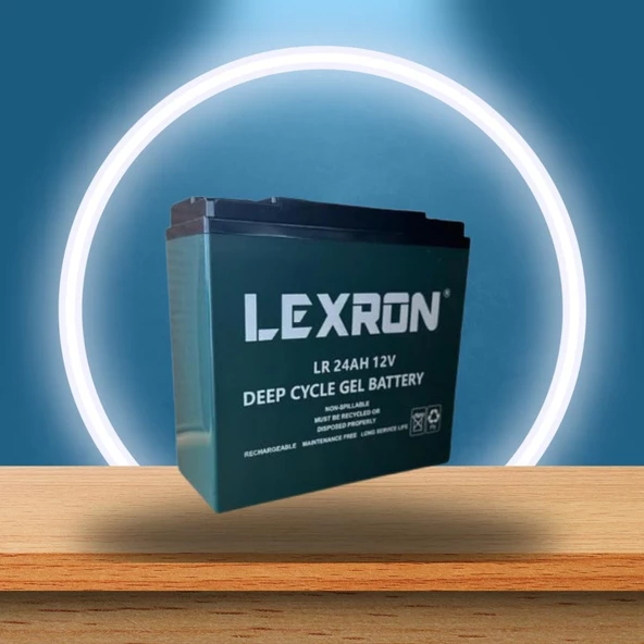 LEXRON 24ah-12v Jel Akü - 6