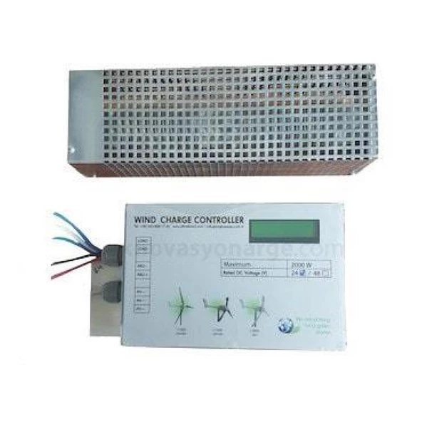 1000 WATT 24V Rüzgar Türbini Yerli Şarj Kontrol Cihazı - 1KW - Resim 2