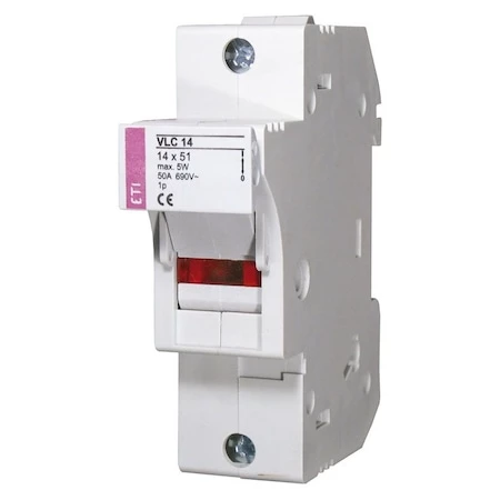 14x51 KARTUŞ SİGORTA YUVASI KUTUSU 500 V MAX 50 A AMPER ürün görseli 1