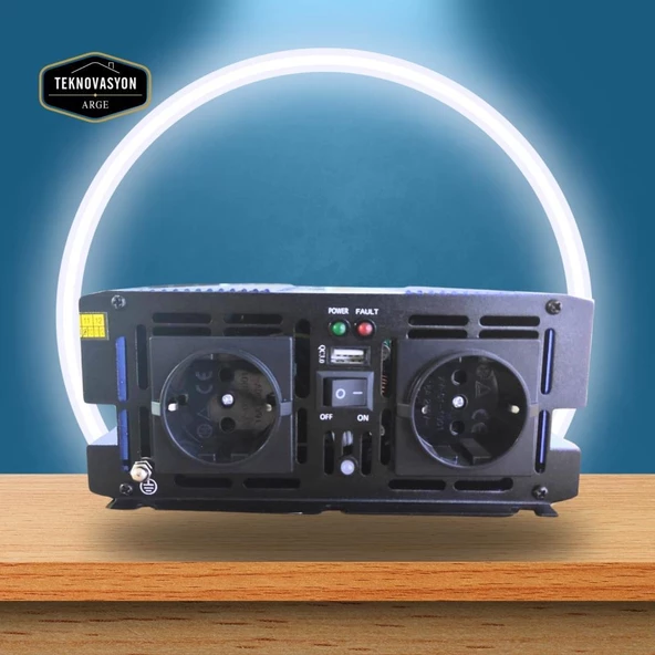 Alpex 1000 Watt 12 Volt Ups (Şebeke Şarjlı) Tam Sinüs İnvertör - 3