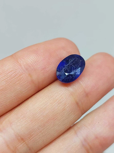 Safir Taşı Oval Kesim (Ortalama 5 karat) (55626)
