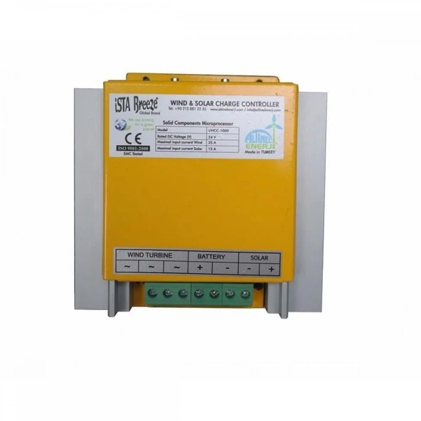 İSTA-BREEZE İ-1000 WATT 24 V Rüzgar Türbini + Hibrit Şarj Kontrol Cihazı - Resim 5