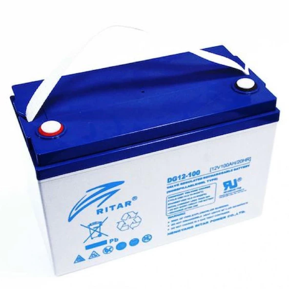 Ritar Jel Akü Dg12-100 (12V100Ah) - Resim 2