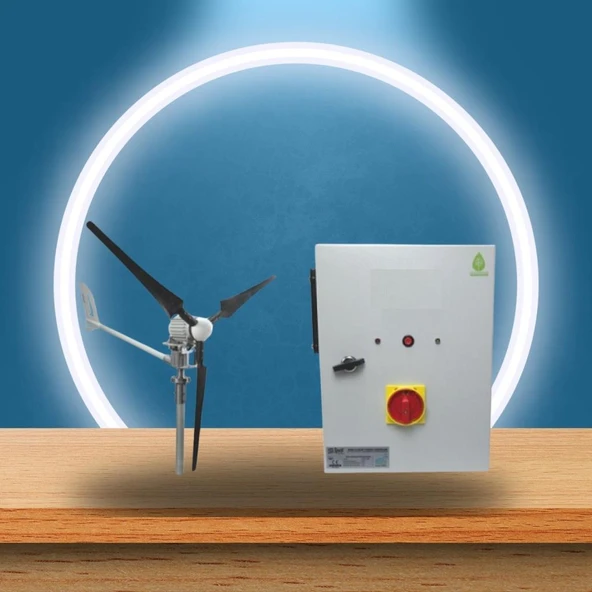 İstabreeze 2000 W 48 V Korumalı Rüzgar Türbini + Hibrit Şarj Kontrol Cihazı - Resim 2