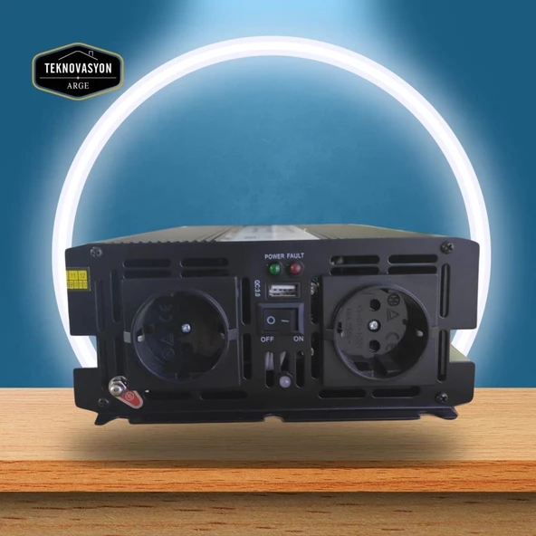 Alpex 1000 Watt Ups (Şebeke Şarjlı) Modifiye Sinüs İnvertör - Resim 3