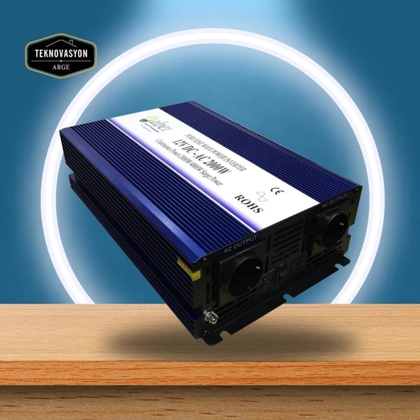 Alpex 2000 Watt 12 Volt Tam Sinüs İnverter - Resim 6