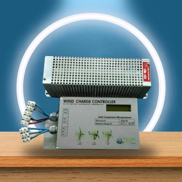 İSTA Breeze 1000 Watt 24 V Rüzgar Türbini + Şarj Kontrol Cihazı - Resim 4
