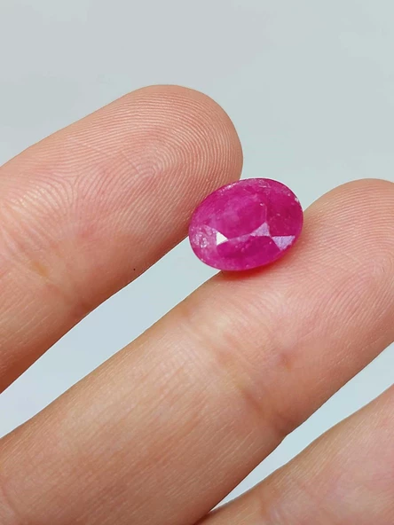 Yakut Taşı Oval Kesim (Ortalama 4.80 karat) (55612) - 2