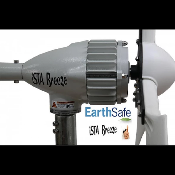 İSTA-BREEZE İ-700 WATT 48 V Rüzgar Türbini + Hibrit Şarj Kontrol Cihazı