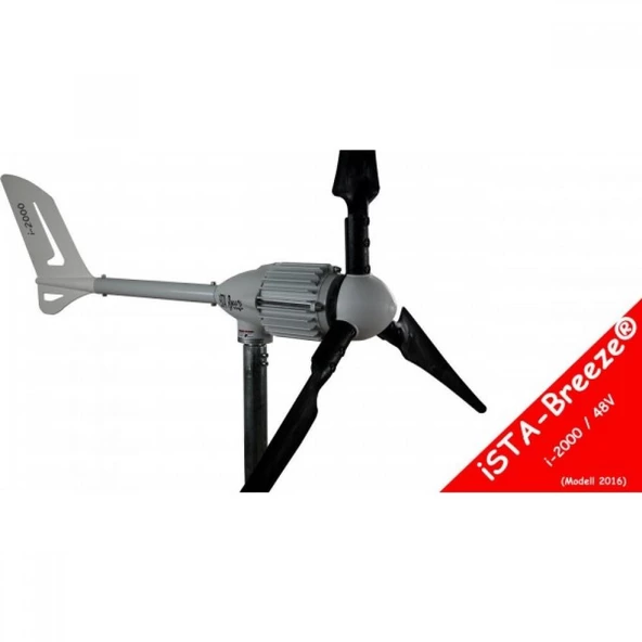 İSTA-BREEZE  İ-2000W 48V Rüzgar Türbini + Hibrit Şarj Kontrol Cihazı - Resim 3