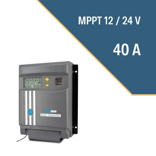 Lexron 40A Amper 12-24V MPPT Solar Güneş Akü Şarj Kontrol Cihazı