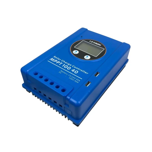 Lexron 40A Amper 12-24V MPPT Solar Güneş Akü Şarj Kontrol Cihazı - Resim 2
