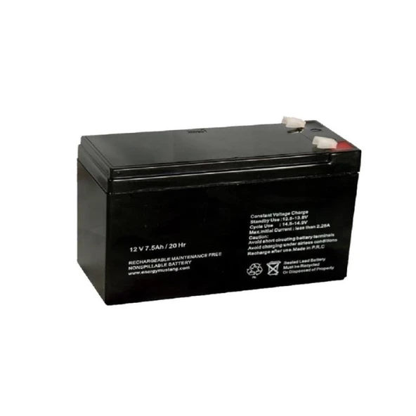 12 Volt 7 Ah Kuru Tip Bisiklet Aküsü ürün görseli 1